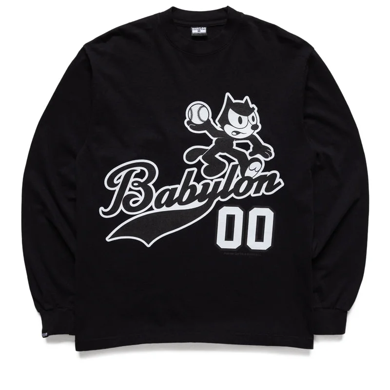 Functional Layers Felix The Cat x Babylon Play Ball L/S Tee - Black