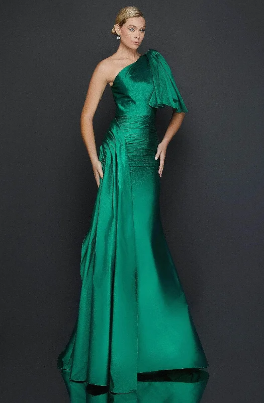 Practical Looks Terani Couture 2011E2044 - Bow One Shoulder Evening Dress