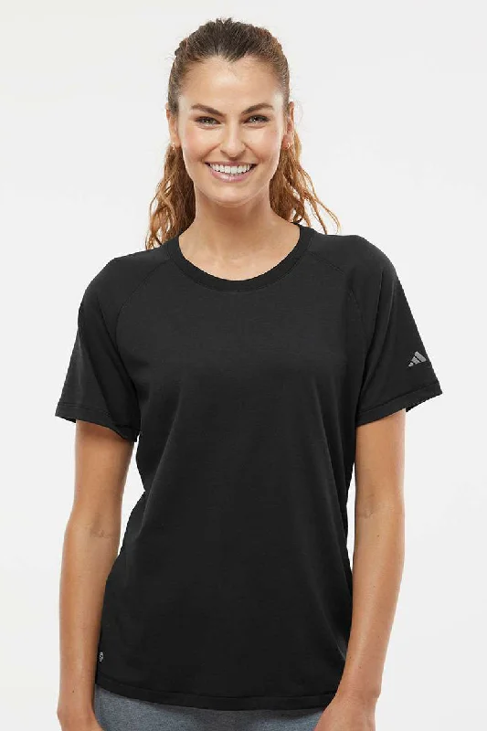 Simple Apparel Adidas Womens Short Sleeve Crewneck T-Shirt - Black