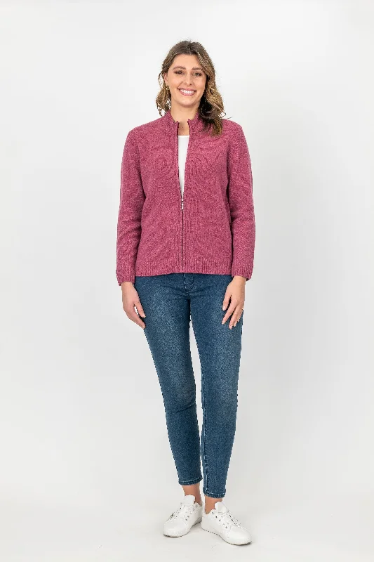 Warm Essentials Bromley Zip Front Wool Jacket (Forest or Cornflower)