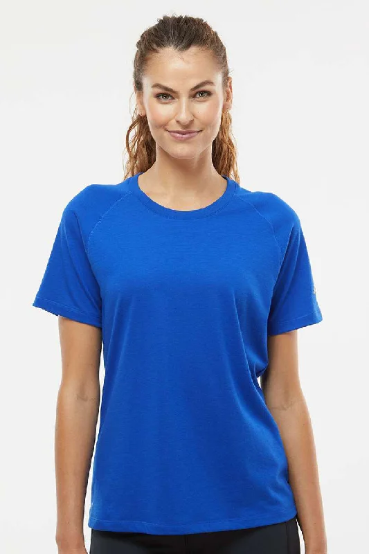 Trendy Styles Adidas Womens Short Sleeve Crewneck T-Shirt - Collegiate Royal Blue