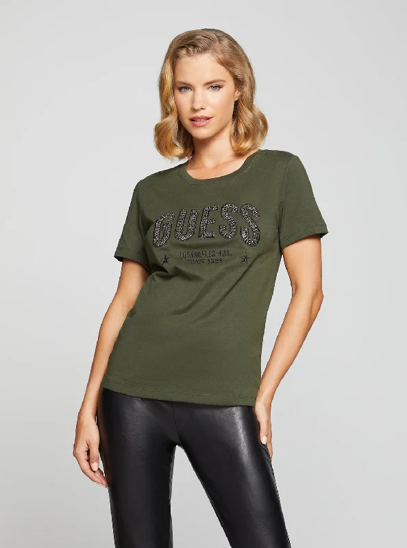 Exquisite Craftsmanship Eco Forest Mirela Logo T-Shirt