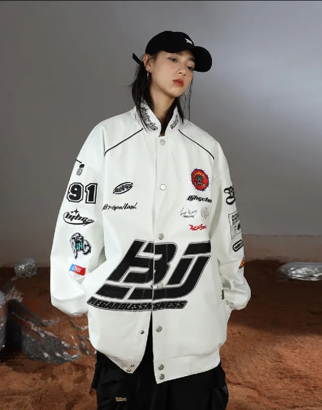 Exclusive Customization BJHG Patched Biker Jacket