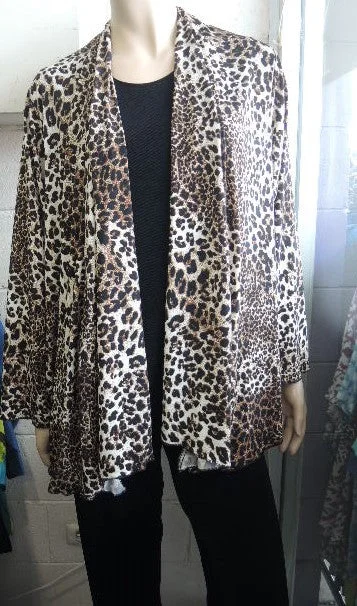 Fashion Must-have Party Girl Stretch Animal Print Jacket