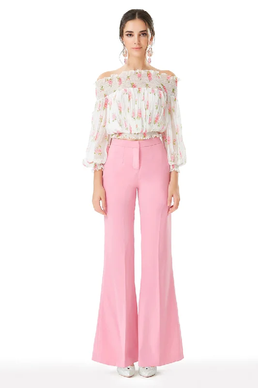 Design Must-have Wide Leg Trousers in Cashmere Pink