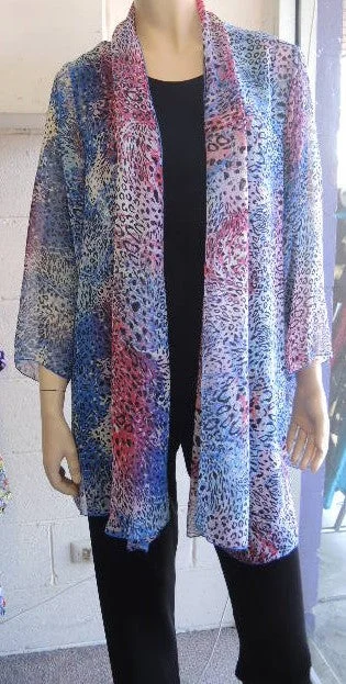 Comfortable Knitwear Party Girl Chiffon Jacket