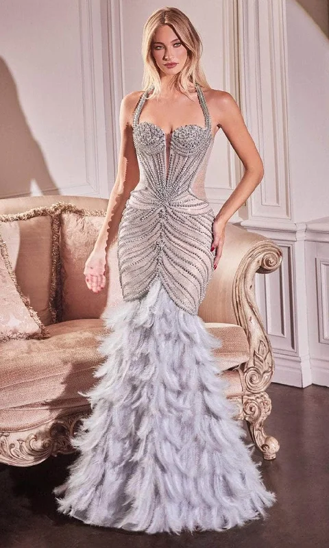 Functional Tops Cinderella Divine CC4030 - Mermaid Halter Evening Gown