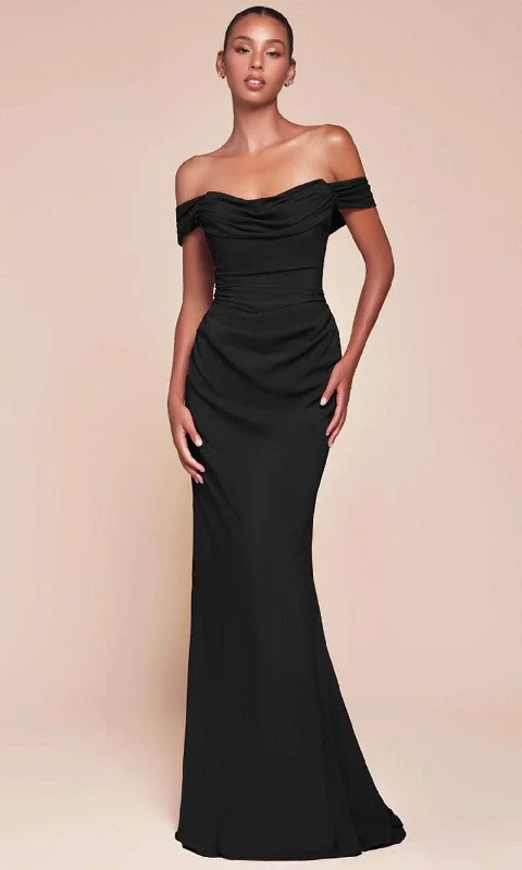 Premium Fit Cinderella Divine 7433 - Chiffon Sash Long Gown