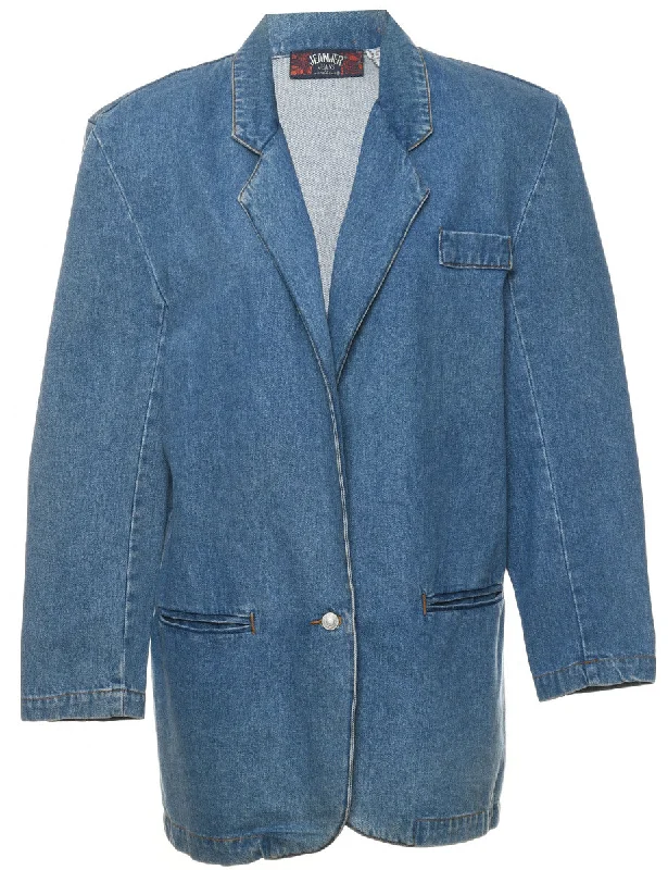Soft Materials Medium Wash Classic Denim Jacket - M