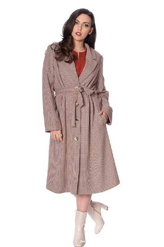 Soft Textures Queen Betty Check Parka