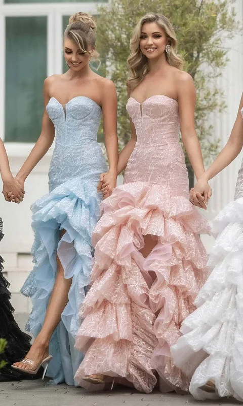 Casual Elegance Portia and Scarlett PS25250 - Tiered Mermaid Prom Dress