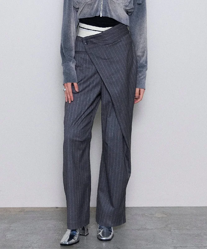 Casual Wear Asymmetry Cocoon Pants