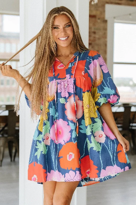 Cool Gear Corrine Puff Sleeve Mini Dress | DROPSHIP