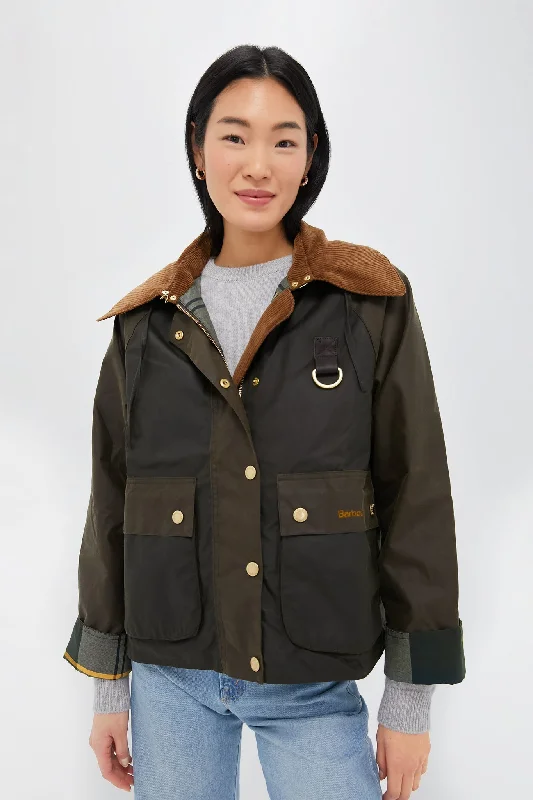 Archive Olive Reighton Wax Jacket