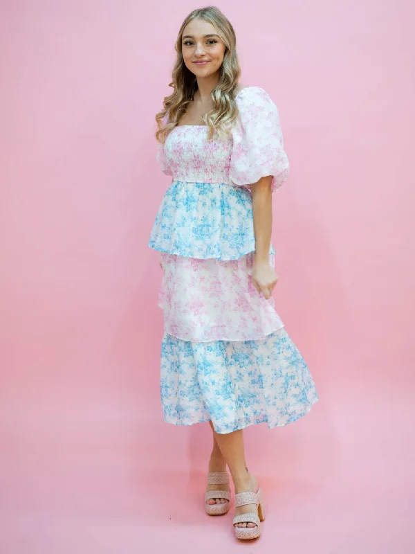 Outdoor Outfits Carly Tiered Midi Dress