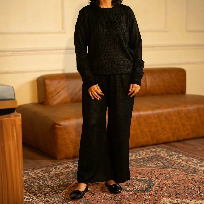Black Co-Ord Set PW4863
