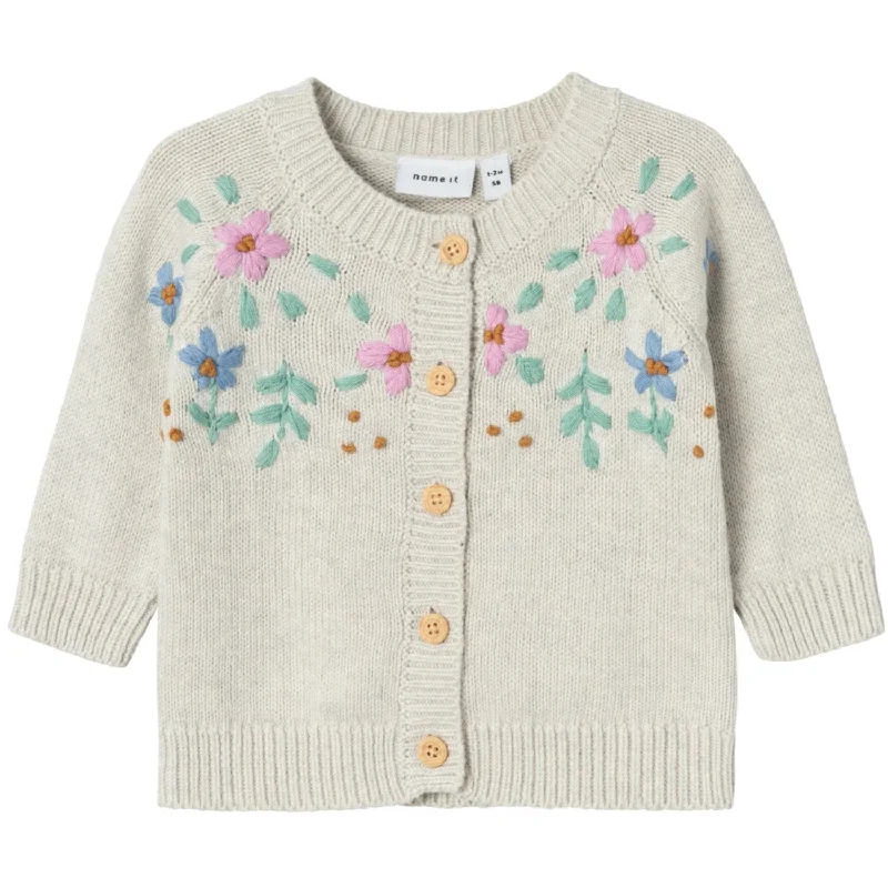 Sporty Essentials Name It Peyote Melange Kimmie Knit Cardigan