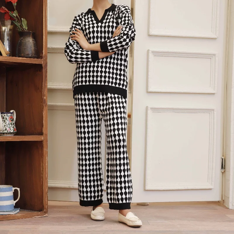 Black Cotton Co-ord Set PW4840