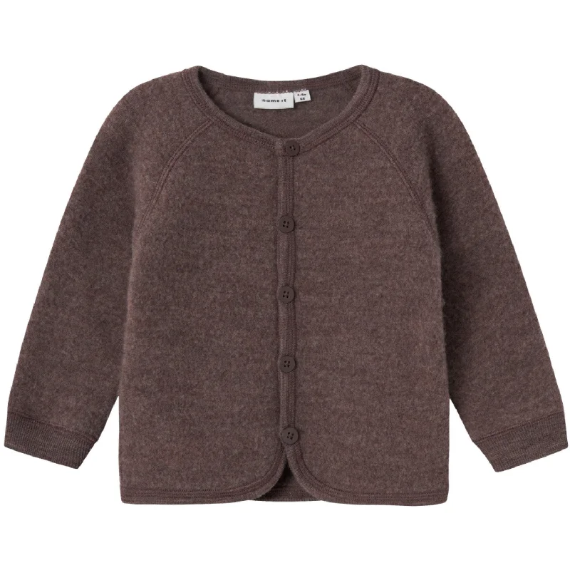 Classic Pieces Name It Sparrow Wmino Wool Cardigan