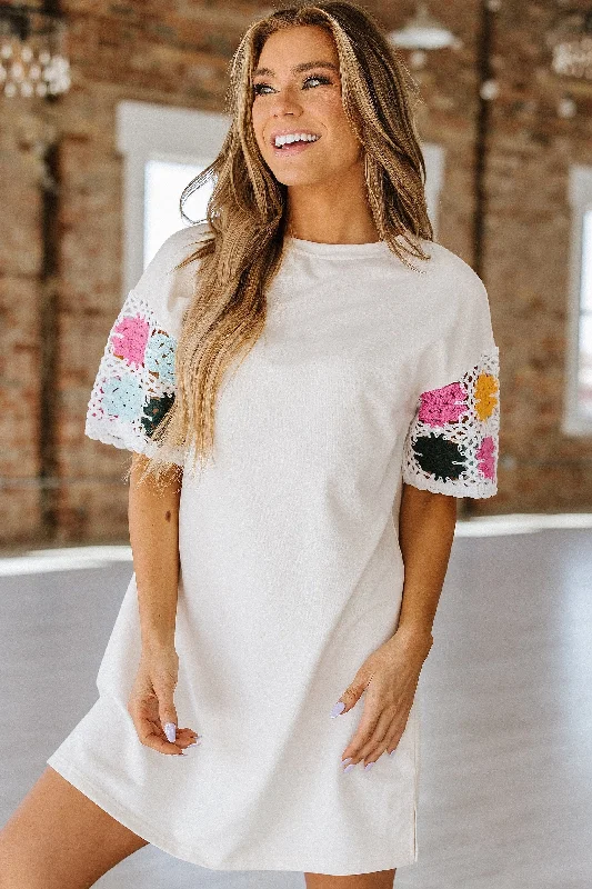Versatile Knitwear Cher Sleeve T-Shirt Dress | DROPSHIP