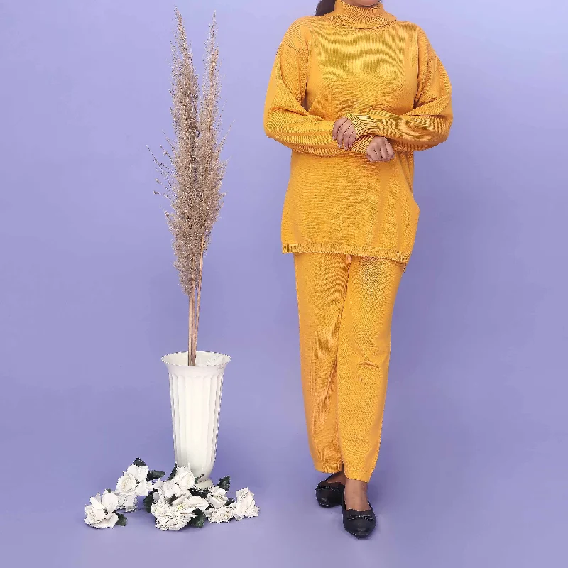 Mustard Cotton Co-ord Set PW4861
