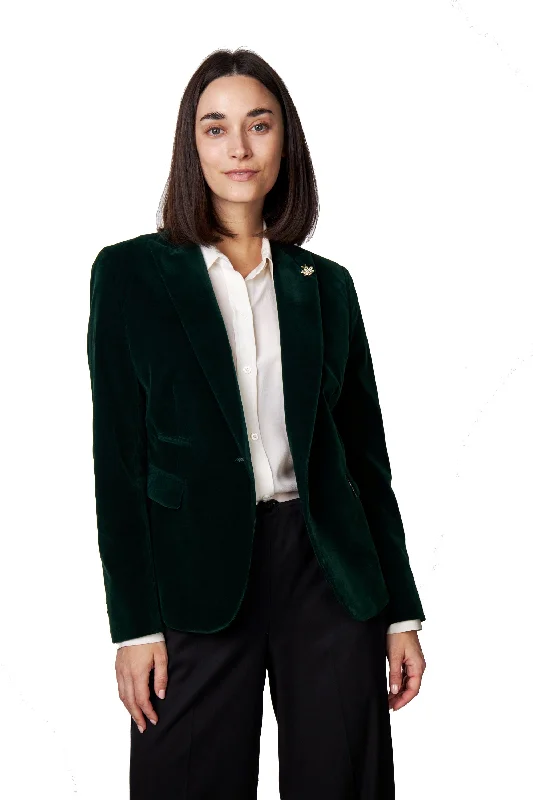 Easy Fit STELLA - LADIES GREEN BLAZER