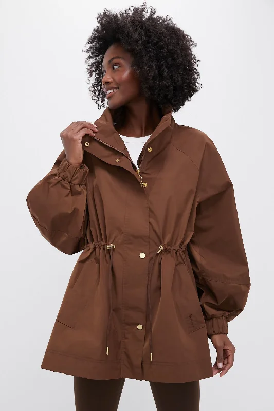 Brown Suri Showerproof Jacket