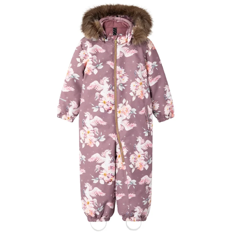 Name It Grape Shake Unicorn Snow10 Suit AOP Fo Noos