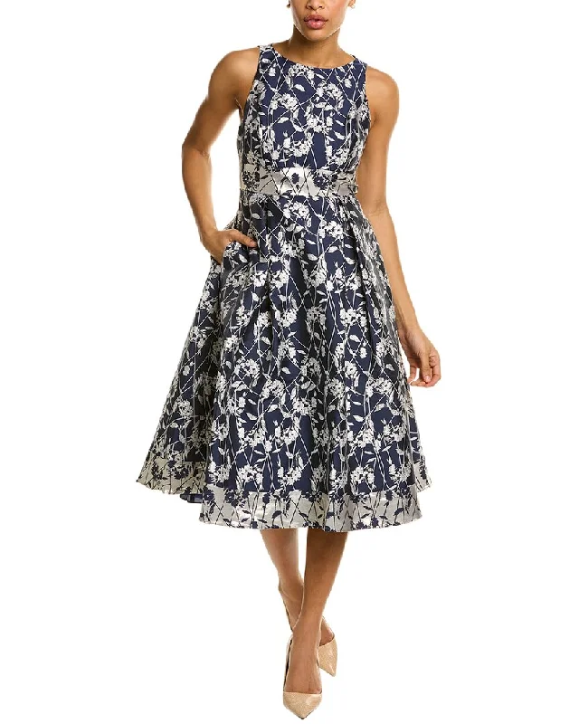 Adrianna Papell Brocade A-Line Dress