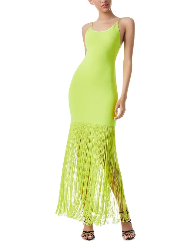 alice + olivia Steph Fringe Dress