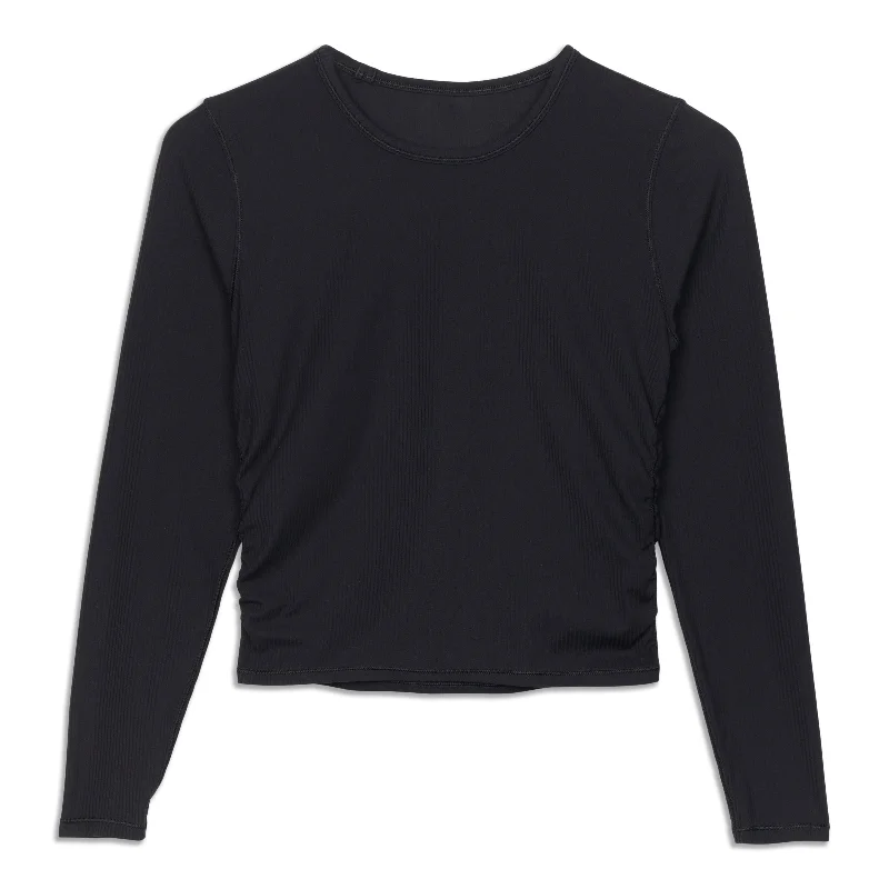 All It Takes Ribbed Long-Sleeve Shirt - Resale