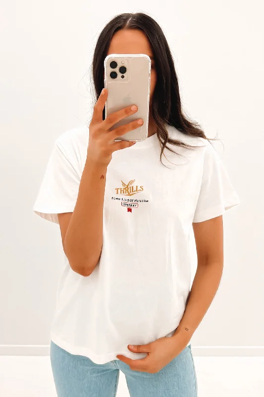 Golden Paradise Relaxed Tee Dirty White