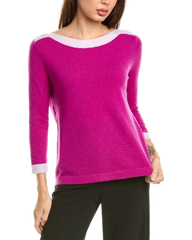 InCashmere Boatneck Cashmere Sweater