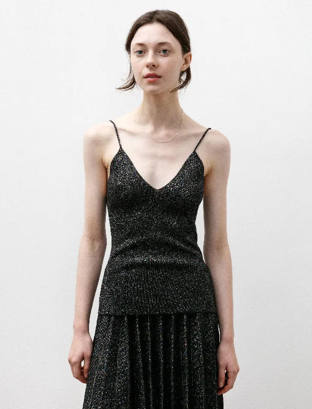 Glitter Camisole Black