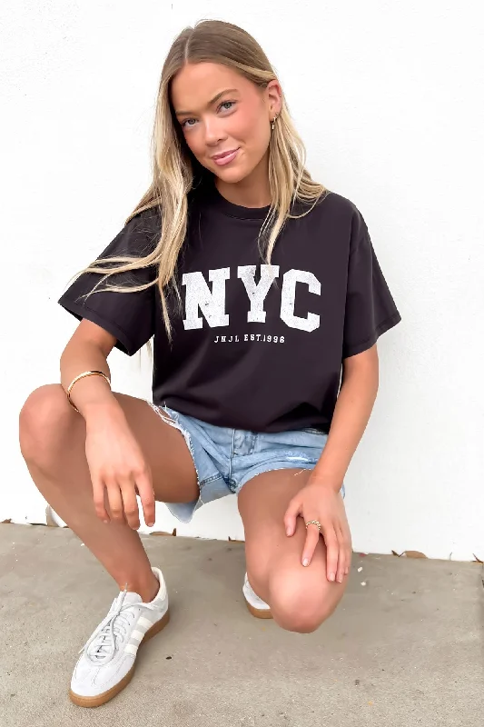 NYC Tee Washed Black