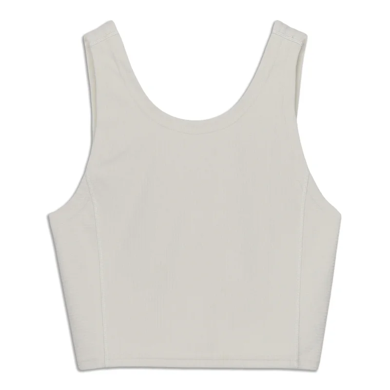 Ribbed Softstreme Cropped Tank Top - Resale