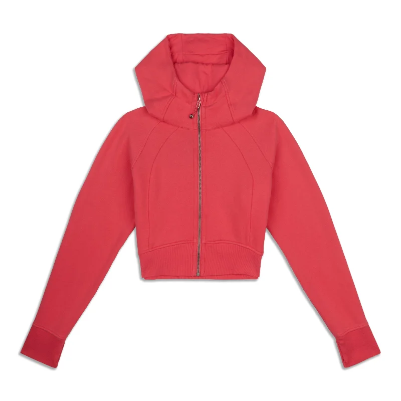 Scuba Full-Zip Cropped Hoodie - Resale