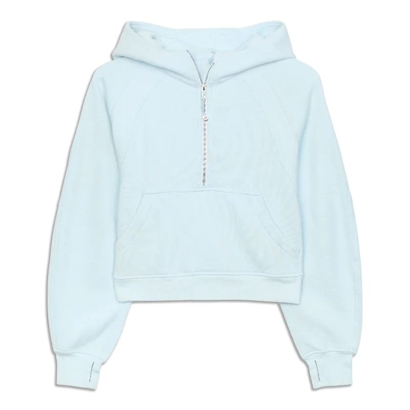 Scuba Oversized Half-Zip Hoodie - Resale