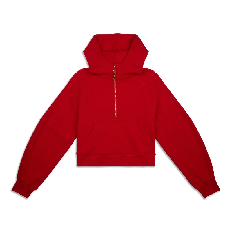 Scuba Oversized Half-Zip Hoodie - Resale