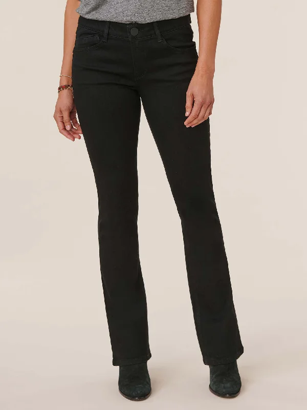 "Ab"solution® Itty Bitty Bootcut Black Jeans