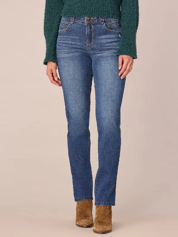 "Ab"solution Mid-Rise Straight Leg Tall Jeans