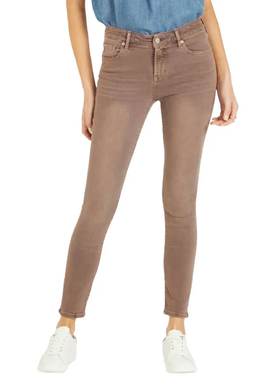 Gisele Skinny High Rise Jean In Root Beer