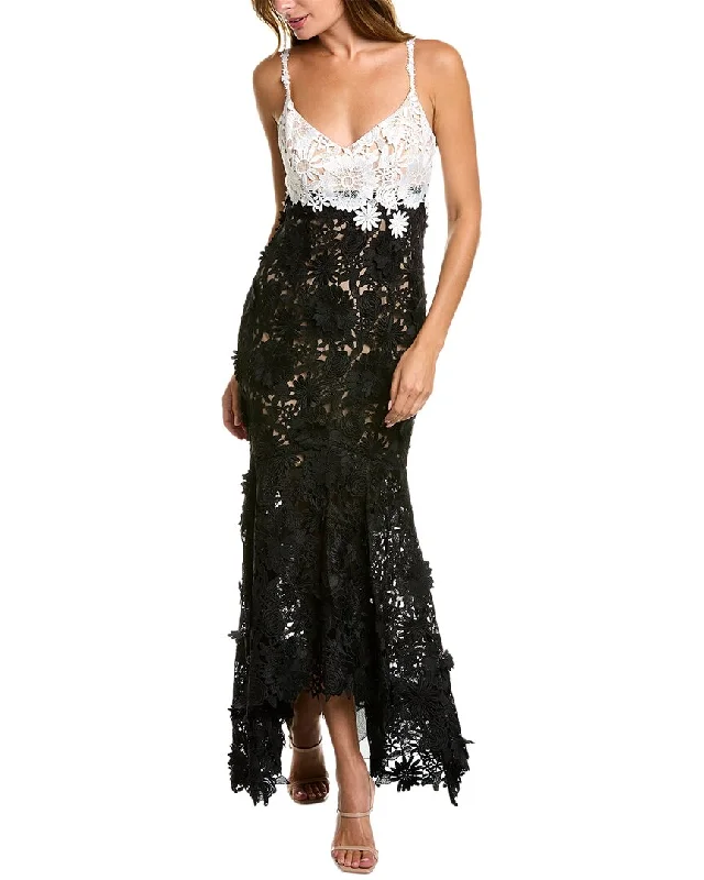 Casual Layers Marchesa Notte Gown
