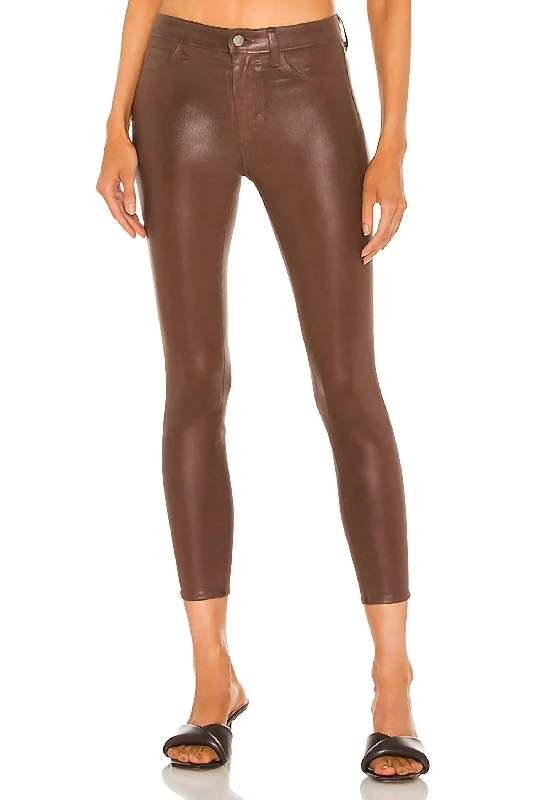 Margot High Rise Skinny Jean In Dark Mocha