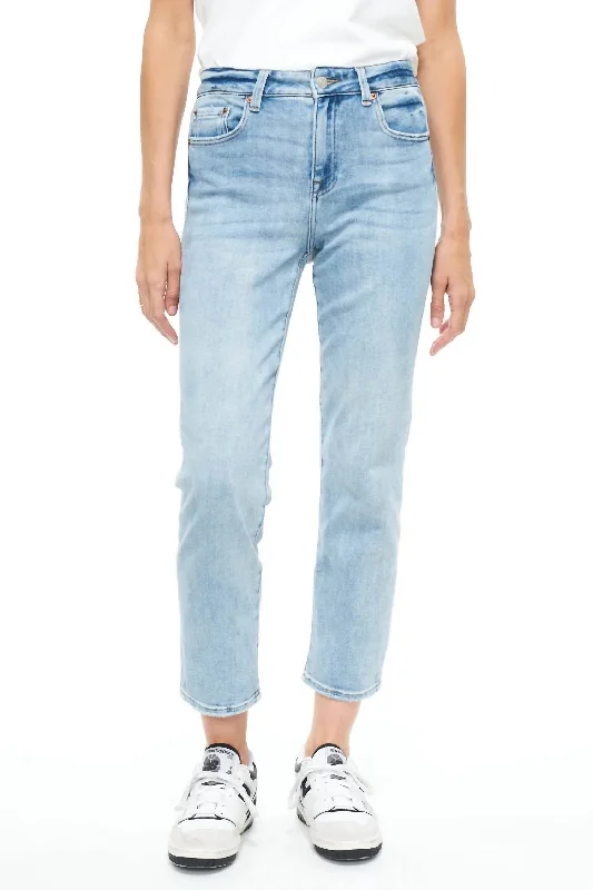 Monroe High Rise Slim Cigarette Jean In Mirage