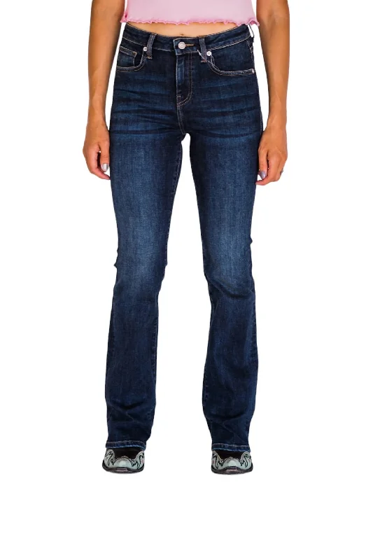 Shiloh Boot Cut Jeans In Dark Wash