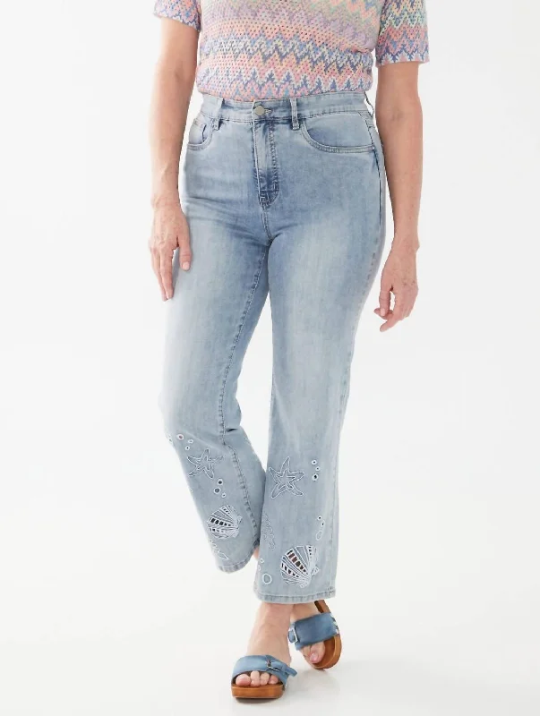 Suzanna Shell Jean In Powder