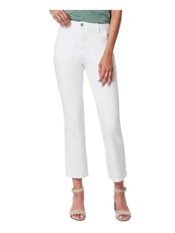 Womens Denim High Rise Cropped Jeans