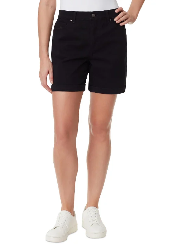 Casual Sneakers Womens High Rise Mini Denim Shorts