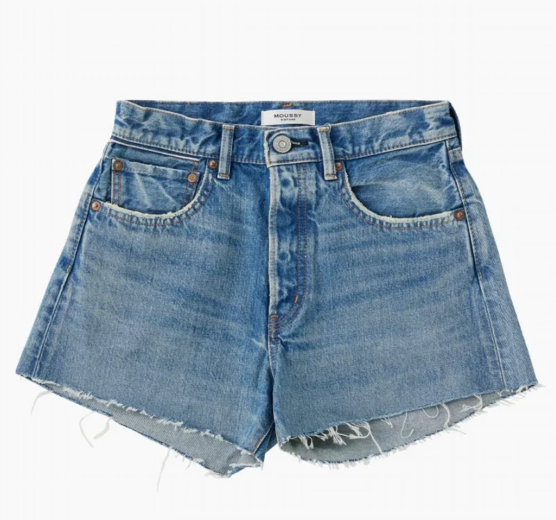 Women's Mililani Short In Faded Medium Wash